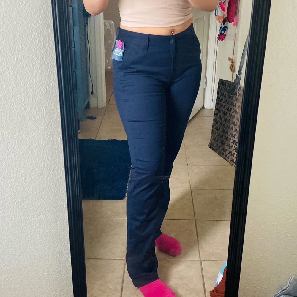 Austin Straight leg Navy blue pants